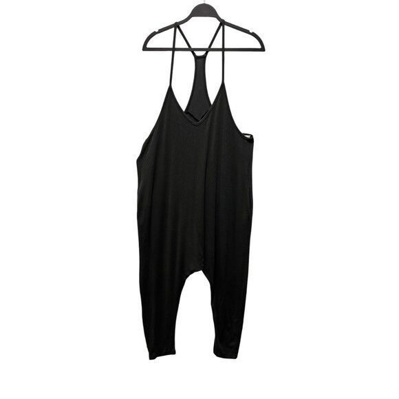 Spiritual Gangster Hamsa Jumpsuit Vintage Black Size M Relaxed Fit - Picture 3 of 10